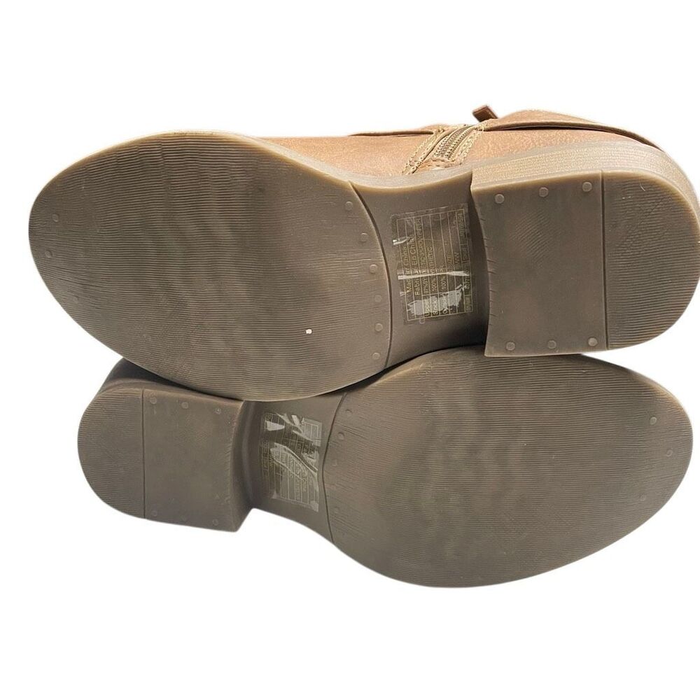 Torrid Tan Low Heel Ankle Strap Booties - Wide - Picture 5 of 6
